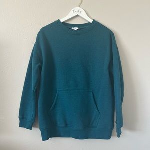 Danskin | Teal Pocket Crewneck